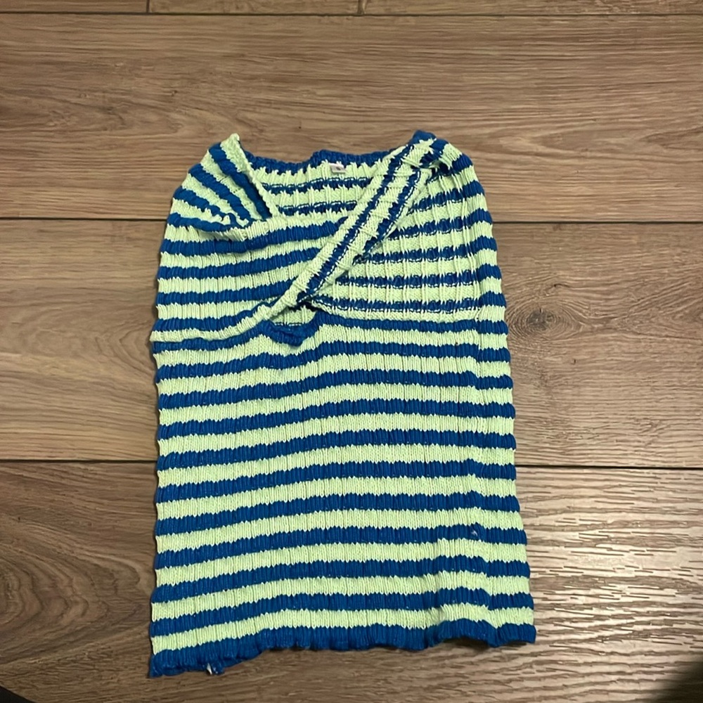 Knitted tube top